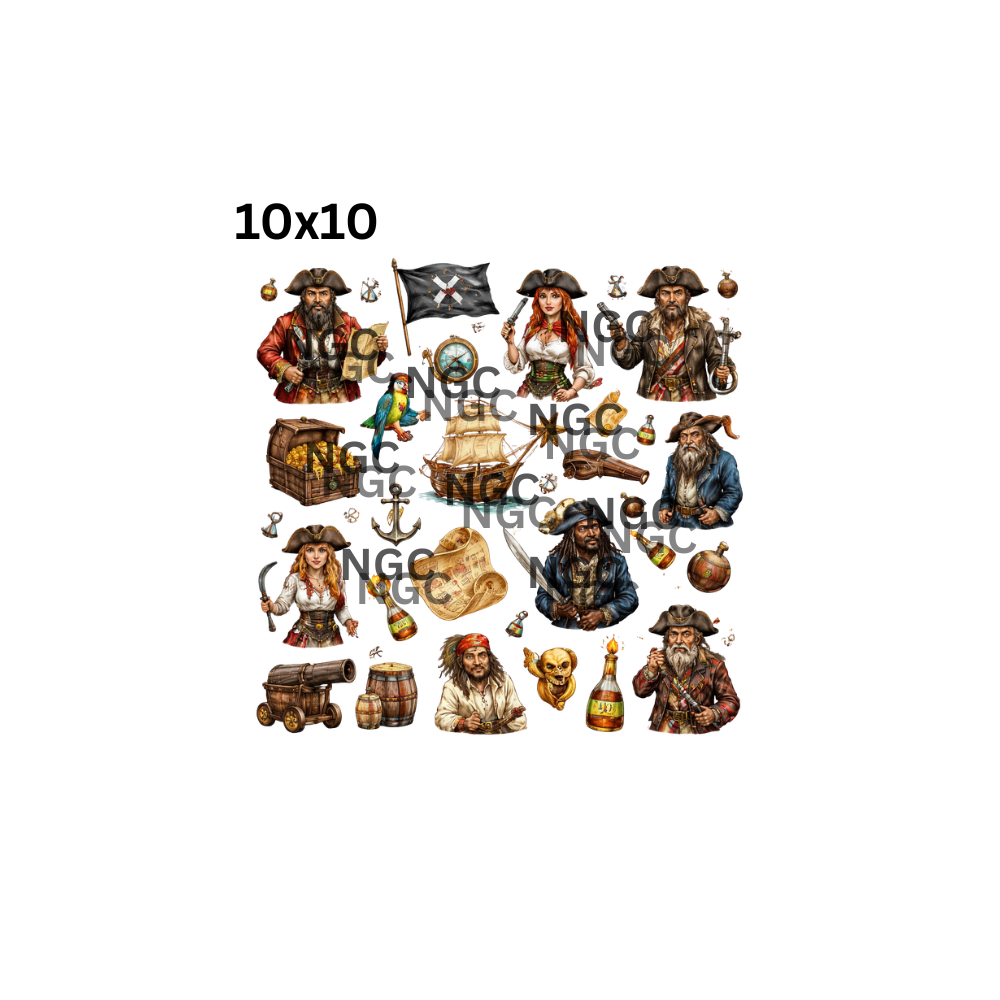 10x10 pirates