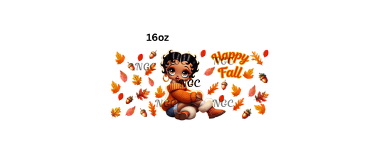 16oz happy fall betty boop