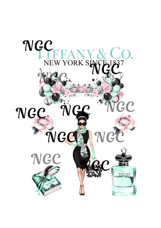 A5 Notebook tiffany glam element