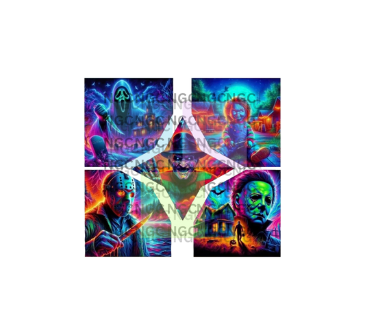 30oz colorful horror guys