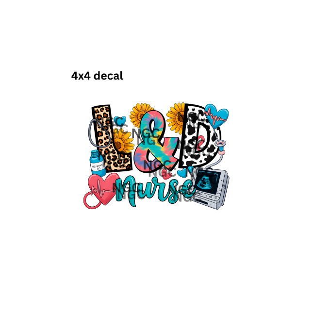 decal labor & delivery nurse