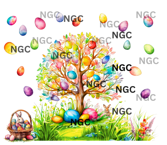 20oz wrap easter tree