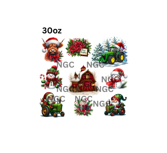 30oz santa christmas elements