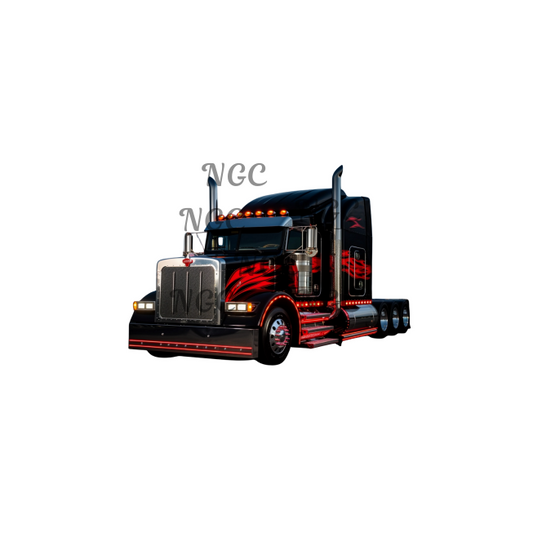 decal tractor trailer truck4