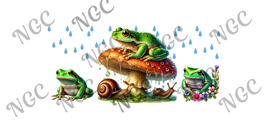 16oz wrap raindrop frogs