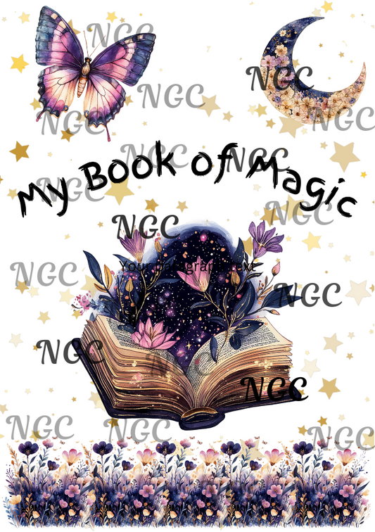 A5 Notebook my book of magic