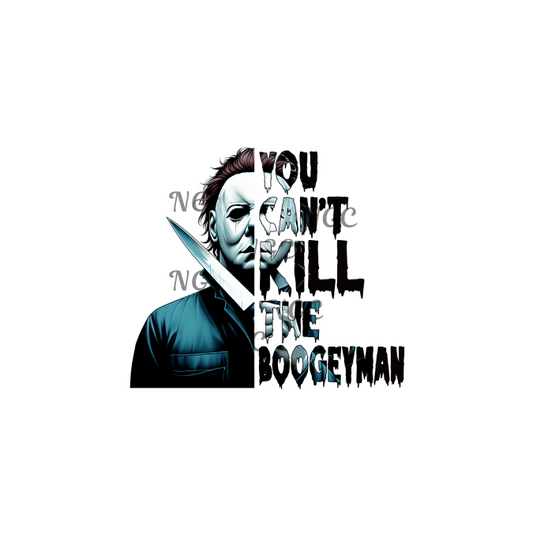 decal myers cant kill the boogeyman halloween horror