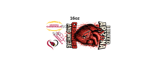 16oz i bleed arizona cardinals