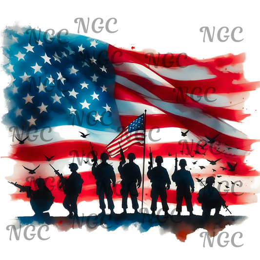 single decal patriotic1