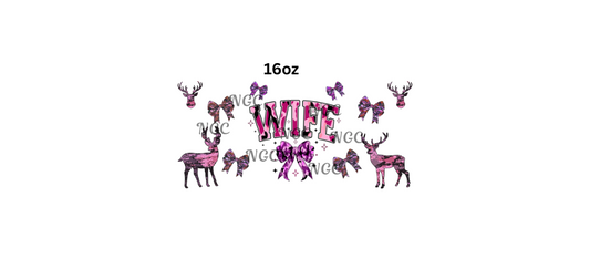16oz wife hunting pink