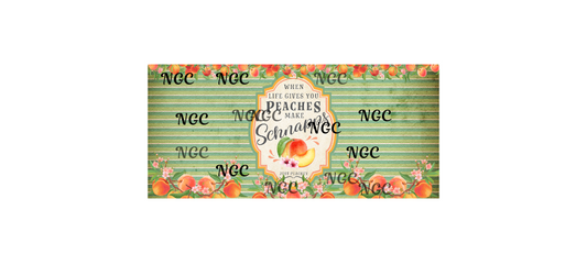 16 oz wrap peach schnapps