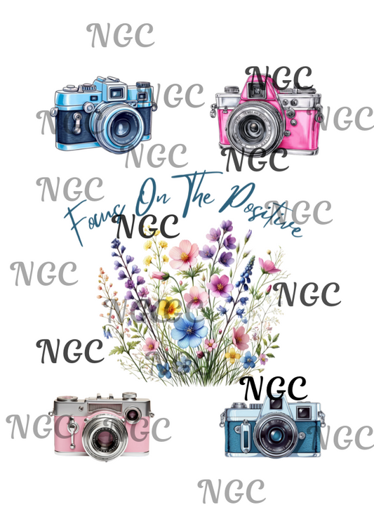 A5 Notebook focus on the positive