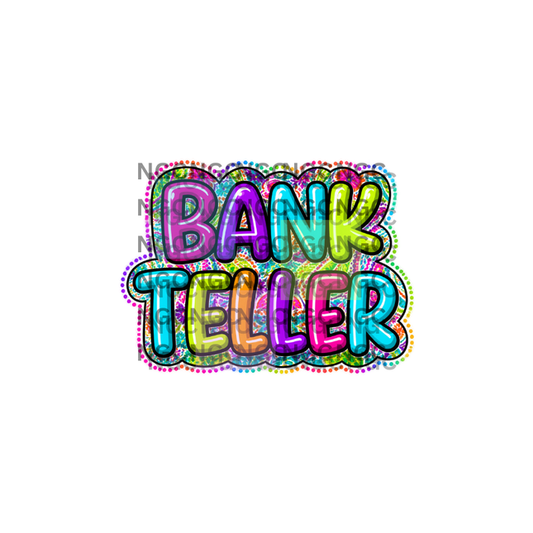 decal bank teller