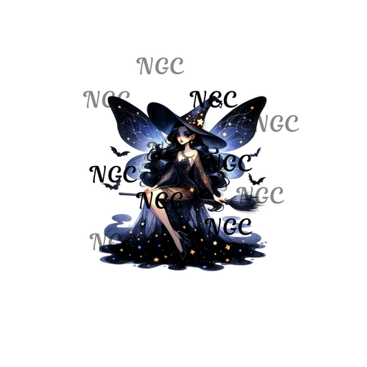 single decal halloween fairy