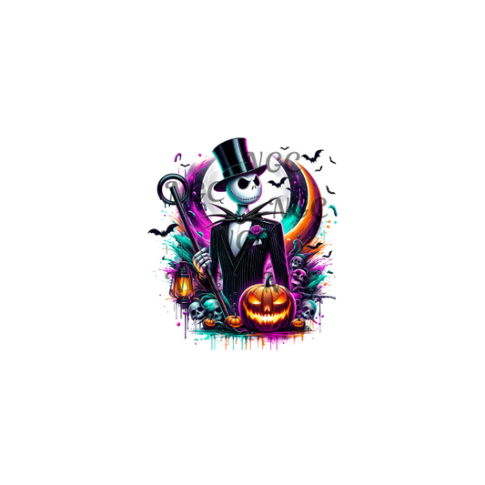 decal jack skellington nightmare before christmas halloween