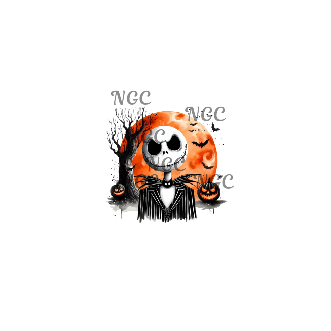 decal jack skellington5 halloween