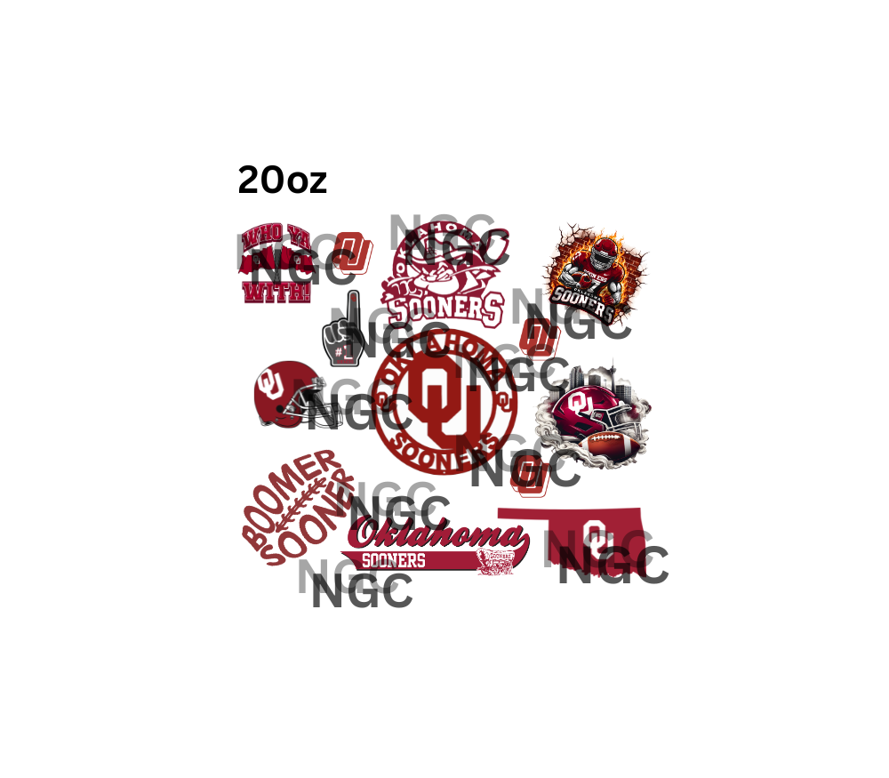 20oz oklahoma sooners