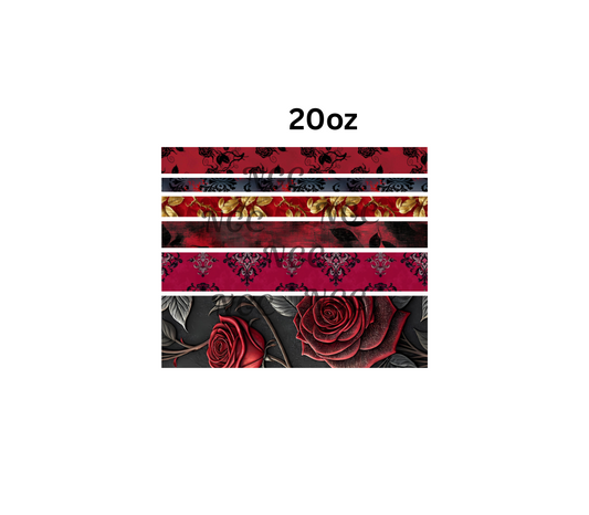 20oz gothic band sheet