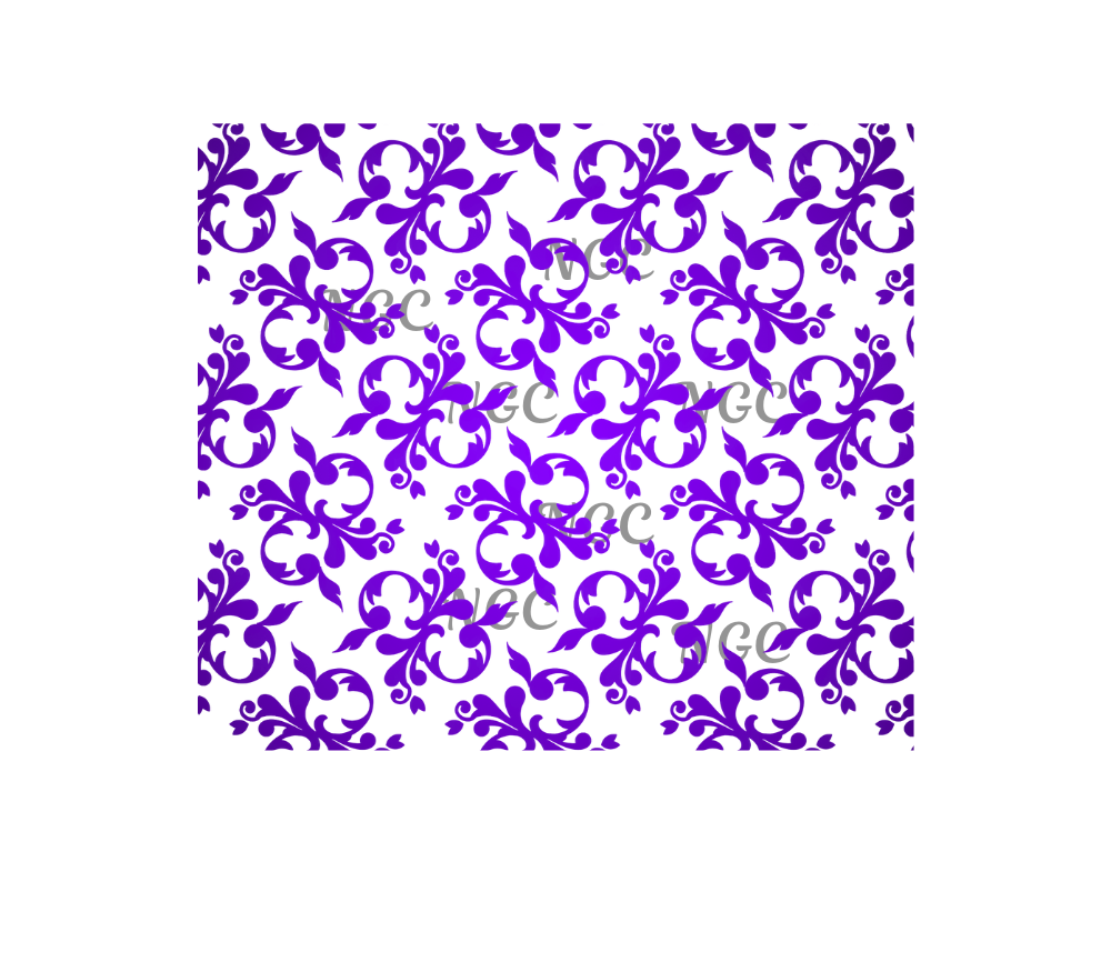 20 oz wrap ombre purple tooled leather