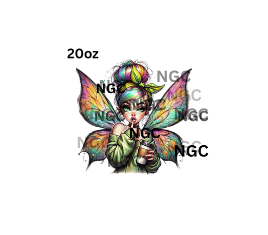 20oz tinkerbell with coffee