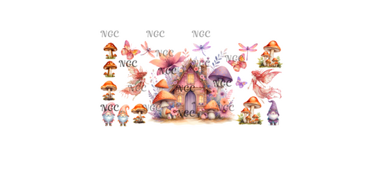 16oz wrap fairy house with elements