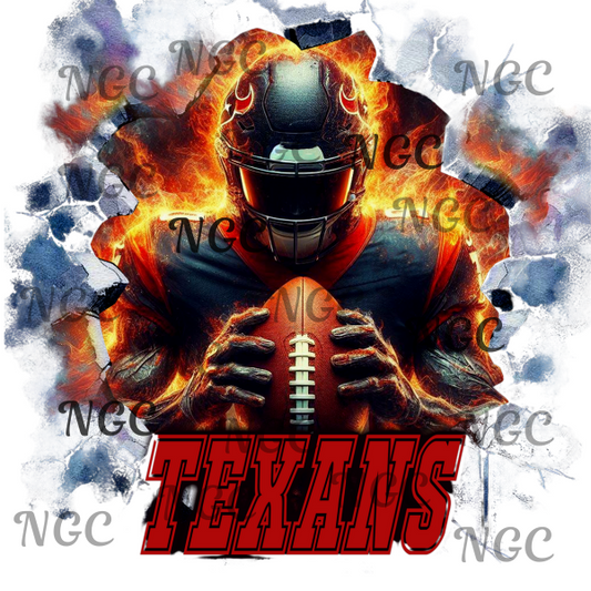 single decal texans