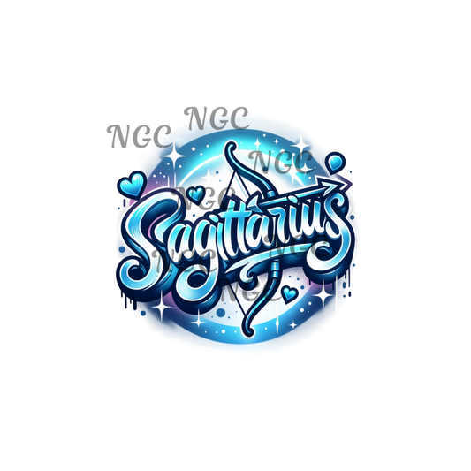 single decal Sagittarius