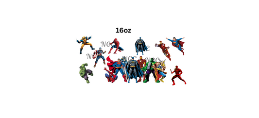 16oz super heros