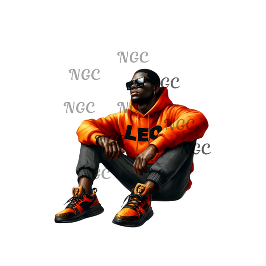 single decal mens zodiac Leo