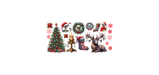 16oz christmas skulls