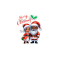 decal mr & mrs clause christmas