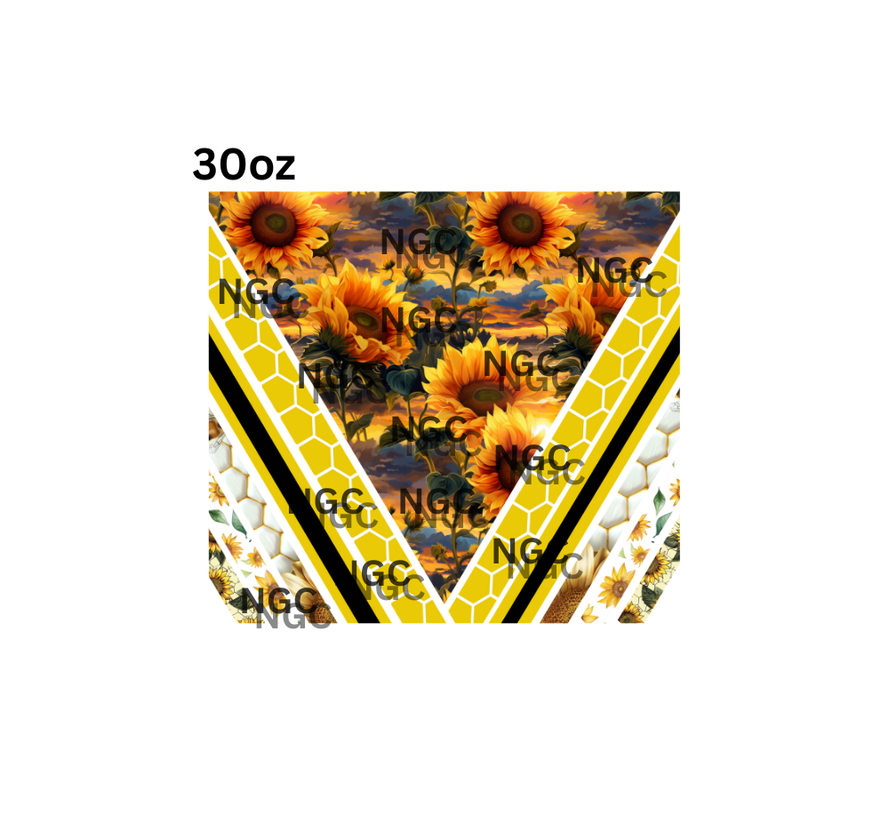 30oz sunflower v split