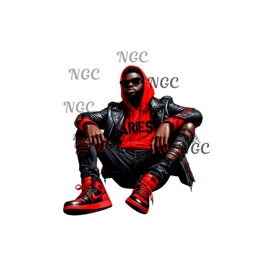 single decal mens zodiac Aries