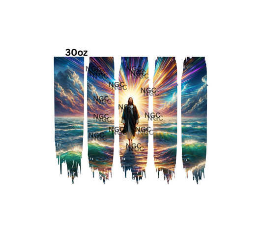 30oz jesus brushstroke