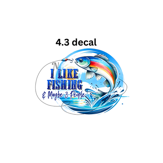 decal i like fishing
