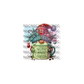 decal christmas gnome with coffee