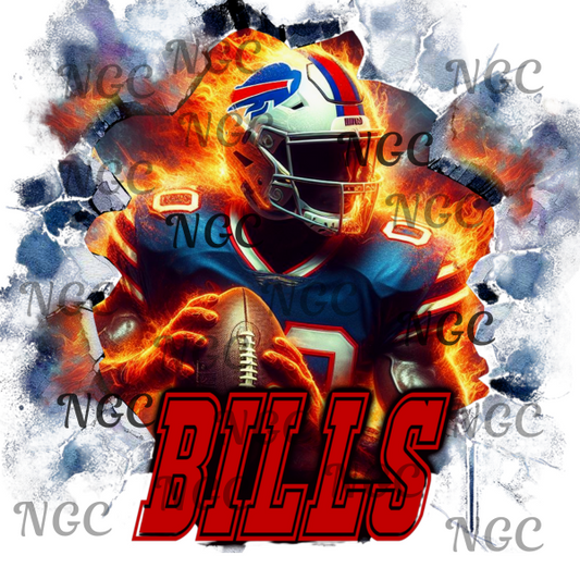 single decal Bills
