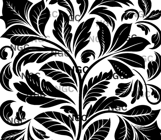 20oz wrap Tooled Leather vines