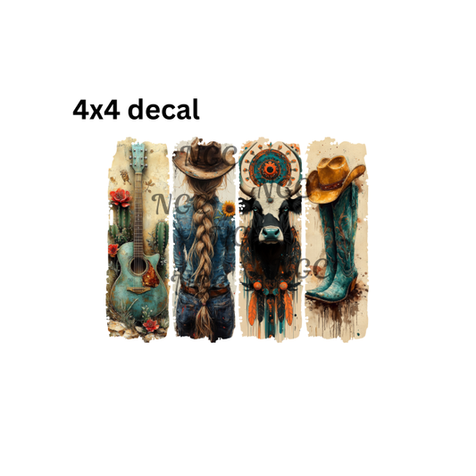 decal country brushstroke