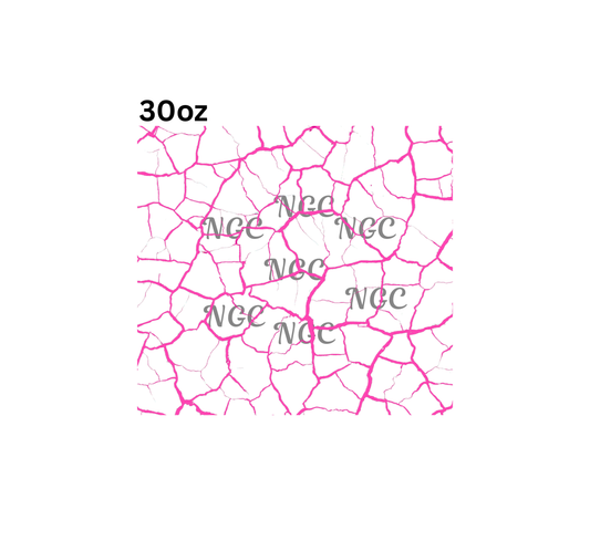 30oz dark pink crackle1