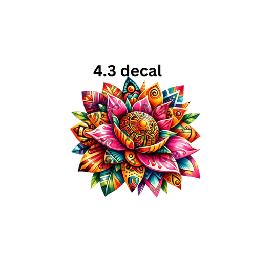 decal aztec flower1