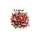 decal aztec flower1