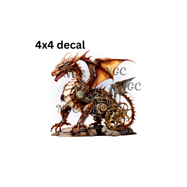 decal steampunk dragon2