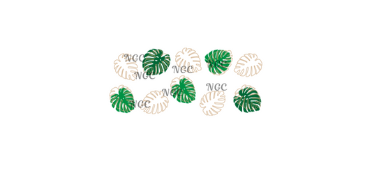 16 oz wrap monstera leaves