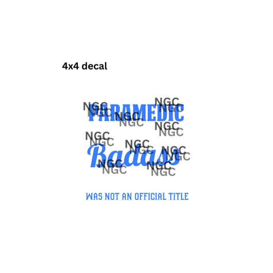 decal paramedic