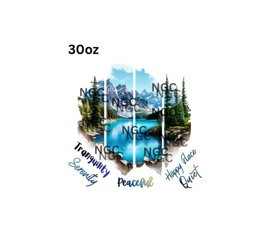 30oz peaceful senic water