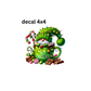 decal hot chocolate christmas gnome