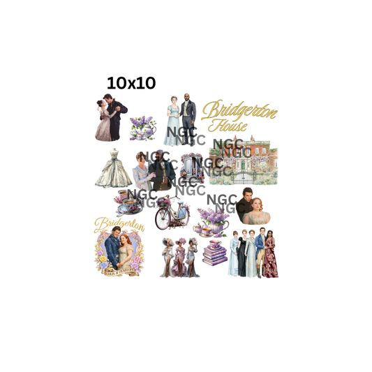 10x10 Bridgerton house & family