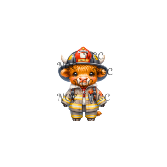 decal firefighter chief