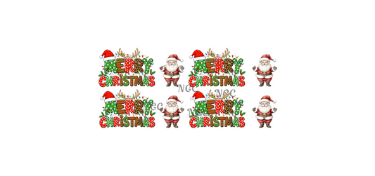 16oz merry christmas with santa